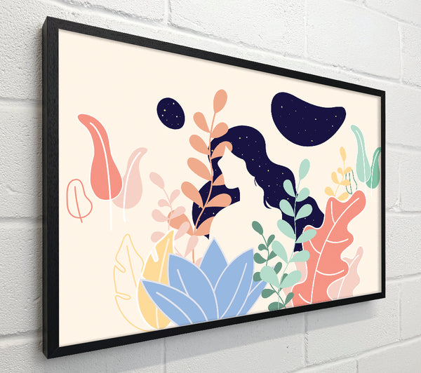 Modern Woman And Shapes