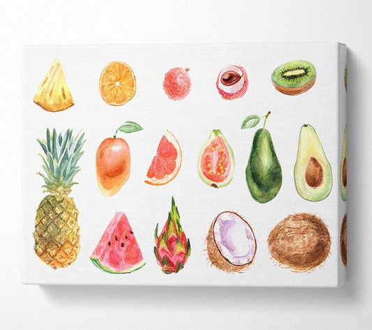 The Fruits Of Summer Canvas Wall Art
