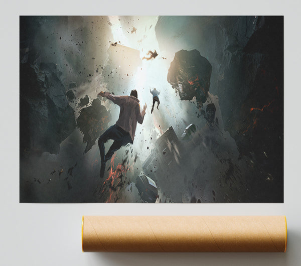 Jumping Into The Abyss Poster