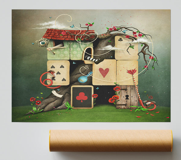 The Dice House Alice In Wonderland Print