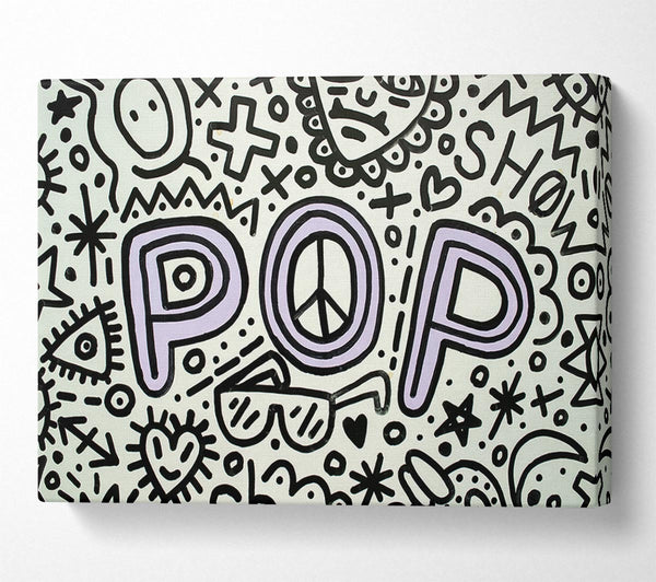  A Canvas Print of Pop Music Canvas Art