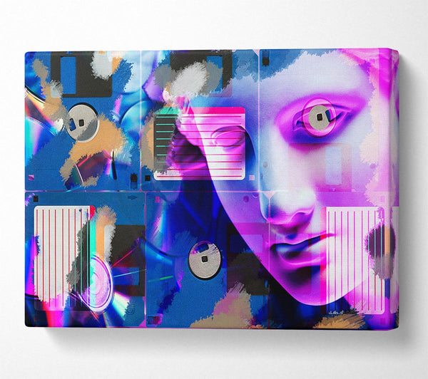  A Canvas Print of Old Greek Face Canvas Art