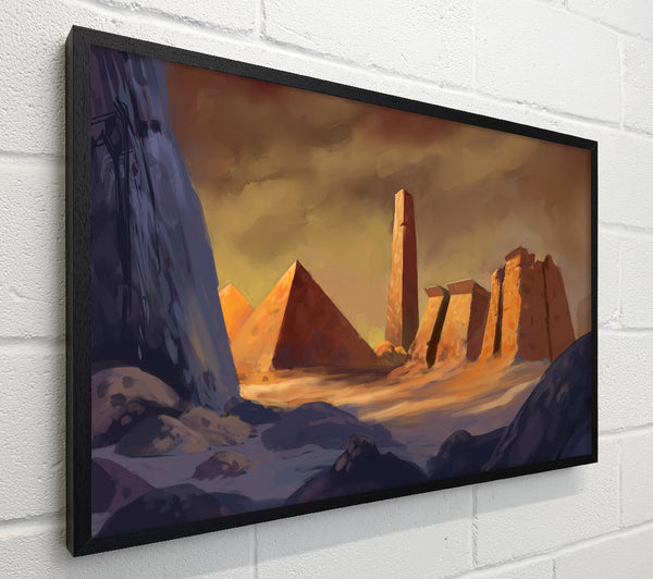 The Pyramids At Dusk
