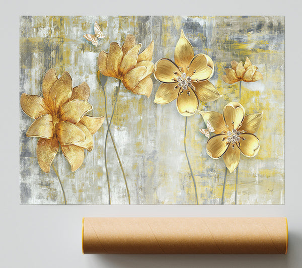 Yellow Flowers Beauty Print