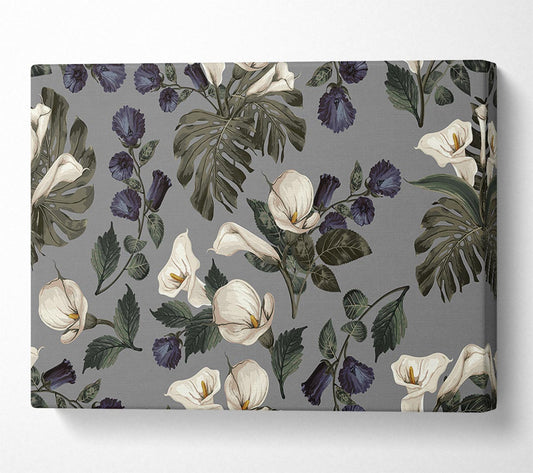 Trumpet Flower Glory Canvas Wall Art