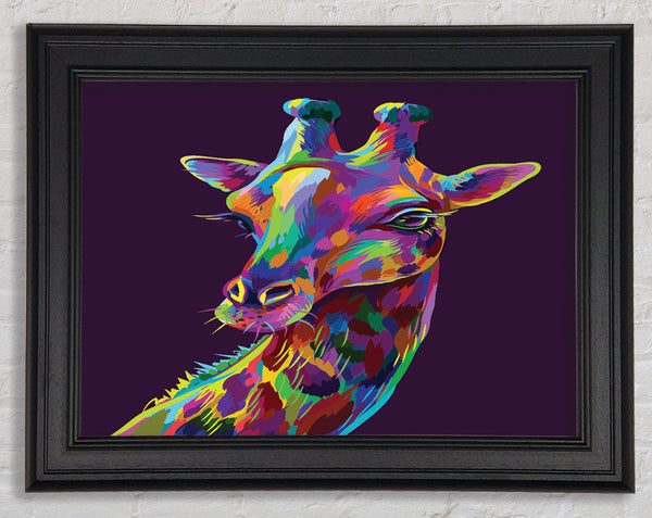 Beautiful Giraffe Framed Print