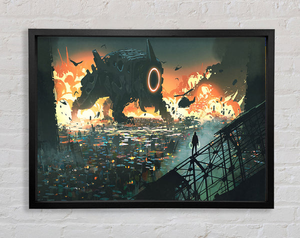 The Sound Monster Framed Print