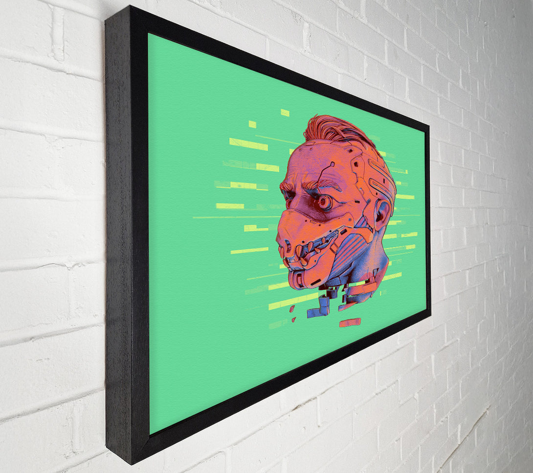  A Canvas Print of Face Mask Fighter Canvas Print
