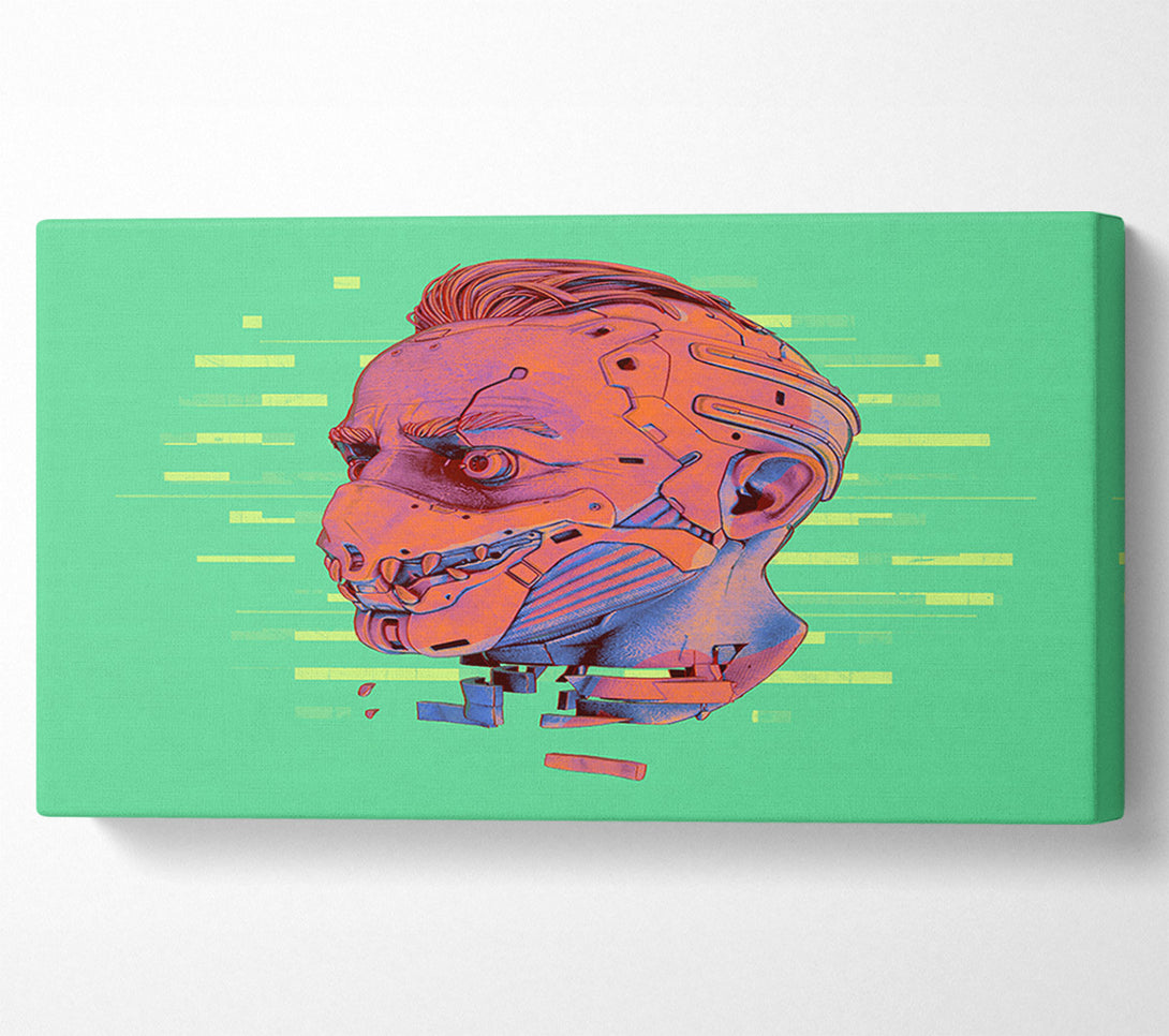  A Canvas Print of Face Mask Fighter Canvas Print