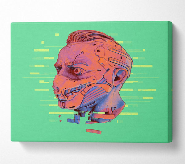  A Canvas Print of Face Mask Fighter Canvas Print