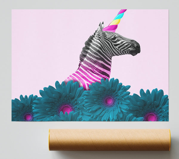 The Horned Zebra Print