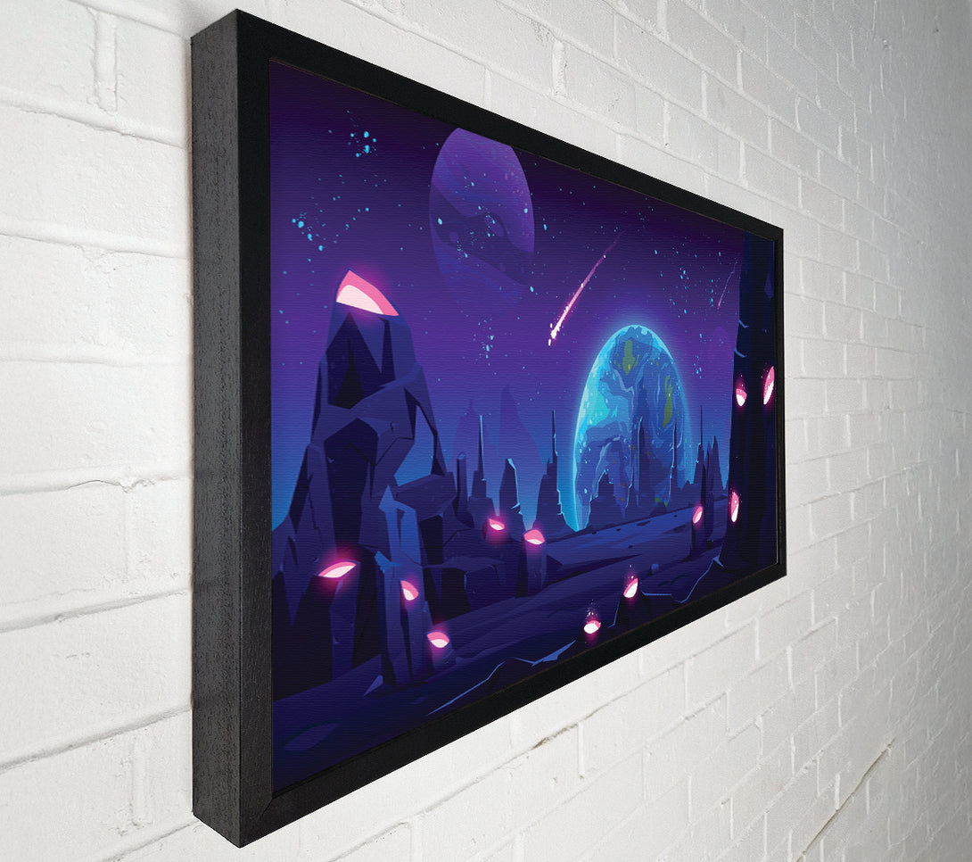  A Canvas Print of Comets Of The Universe Canvas Wall Art