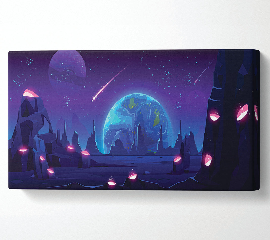  A Canvas Print of Comets Of The Universe Canvas Wall Art