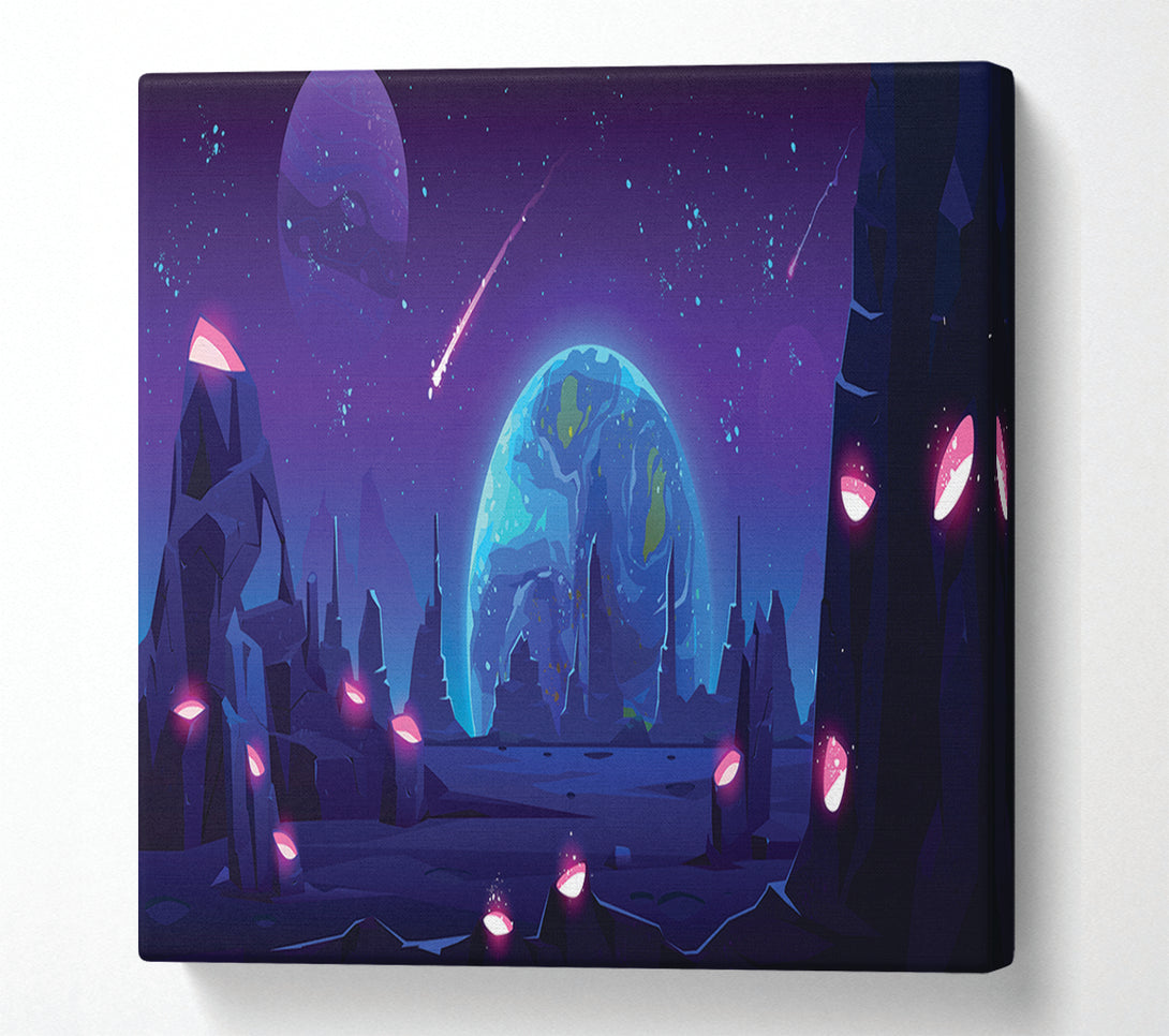 A Canvas Print of Comets Of The Universe Canvas Wall Art