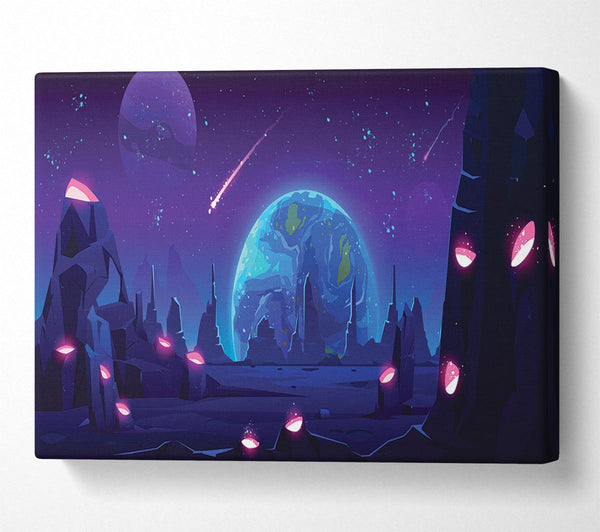  A Canvas Print of Comets Of The Universe Canvas Wall Art