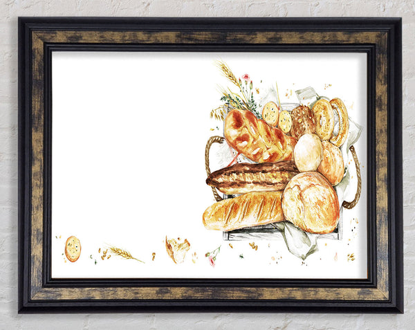 Breadcrumbs Framed Print