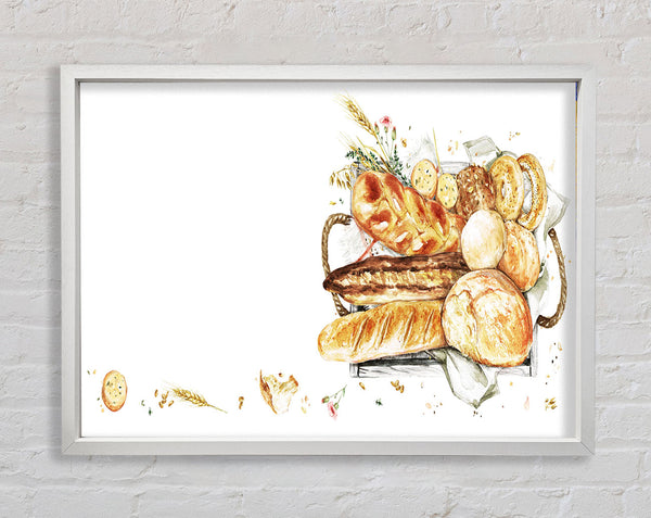 Breadcrumbs Framed Print