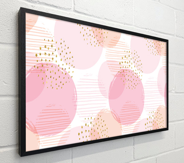 Peach Circles And Dots