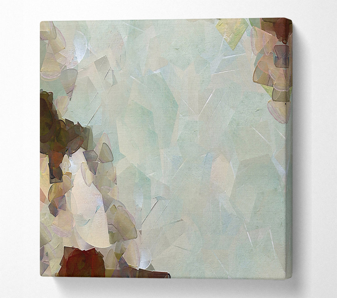  A Canvas Print of Triangle Blob Madness Canvas Art