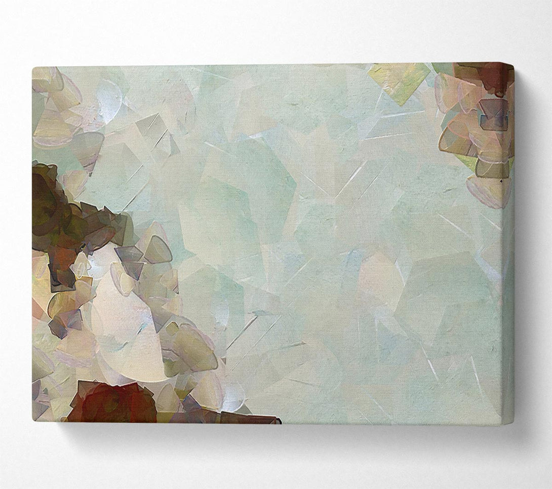  A Canvas Print of Triangle Blob Madness Canvas Art
