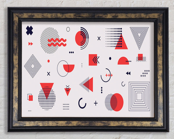 Shapes Of The Future Framed Print