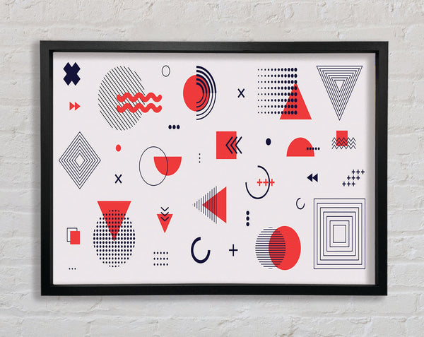 Shapes Of The Future Framed Print