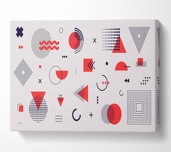  A Canvas Print of Shapes Of The Future Canvas Wall Art