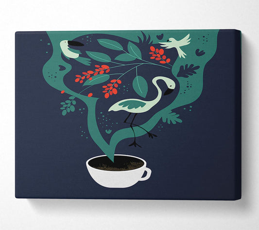 What A Lovely Coffee Canvas Wall Art
