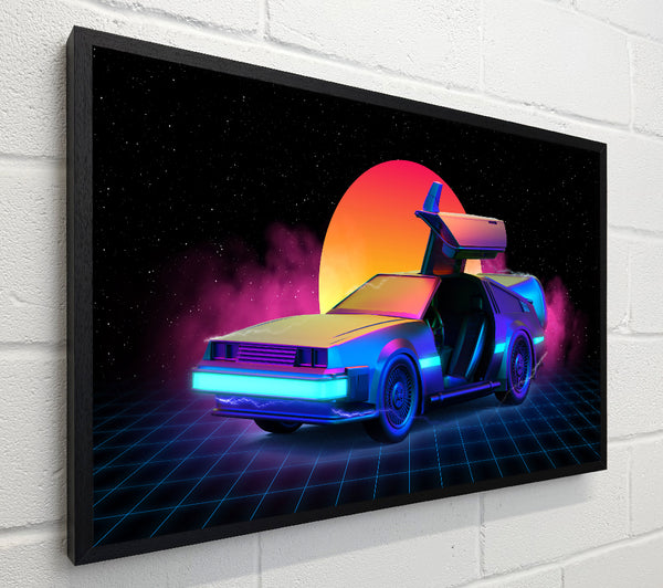 Delorean Smoke Sunrise