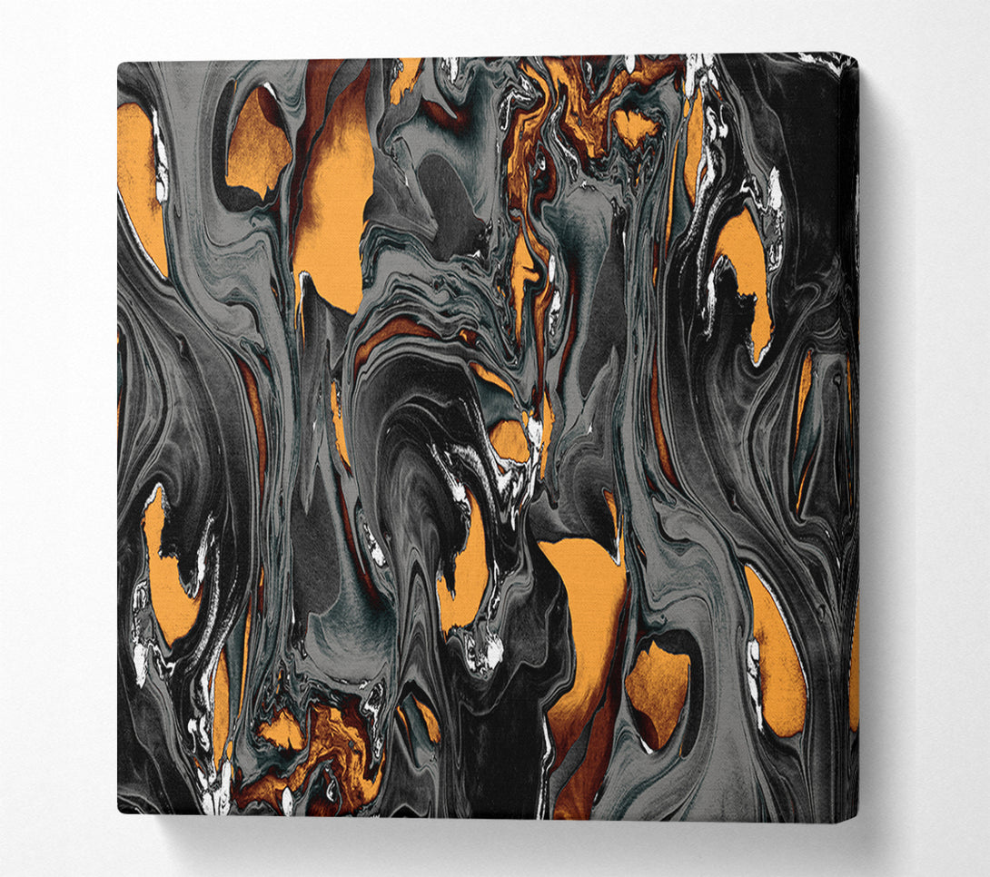  A Canvas Print of Molten Lava Pattern Canvas Art