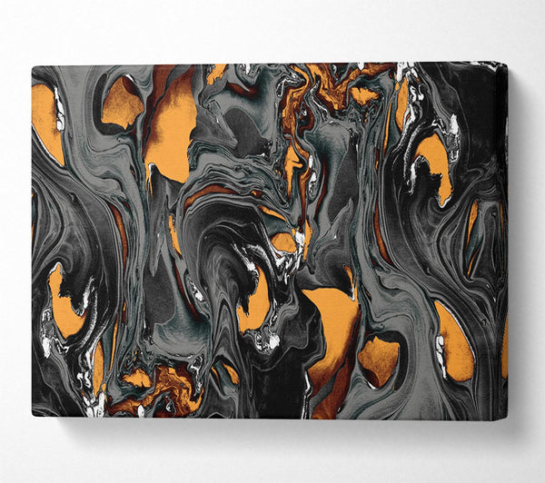  A Canvas Print of Molten Lava Pattern Canvas Art