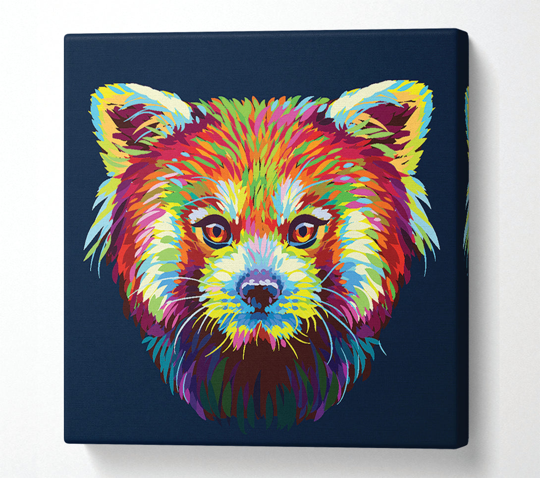  A Canvas Print of Red Panda Stare Canvas Wall Art