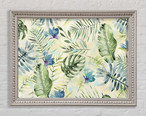 Monstera Cheese Plant Love Framed Print