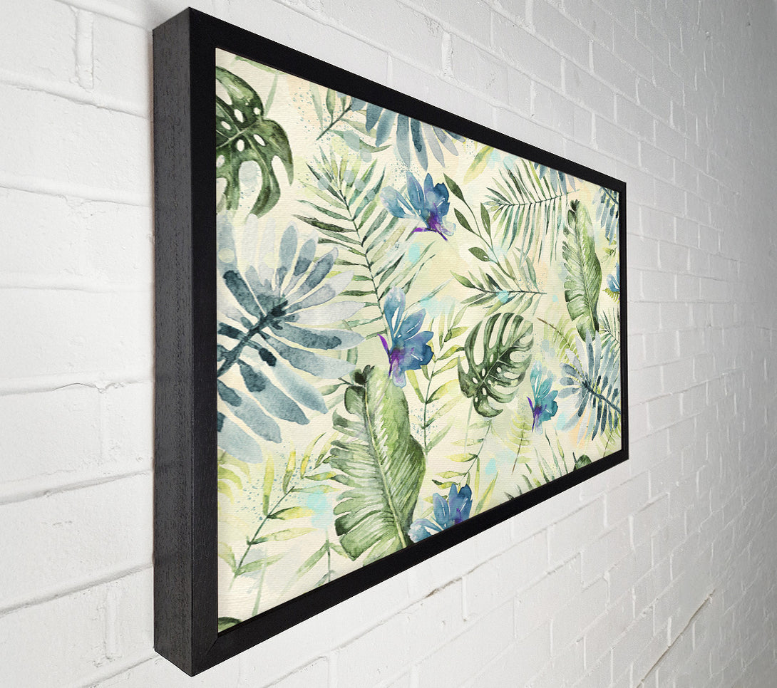  A Canvas Print of Monstera Cheese Plant Love Canvas Wall Art
