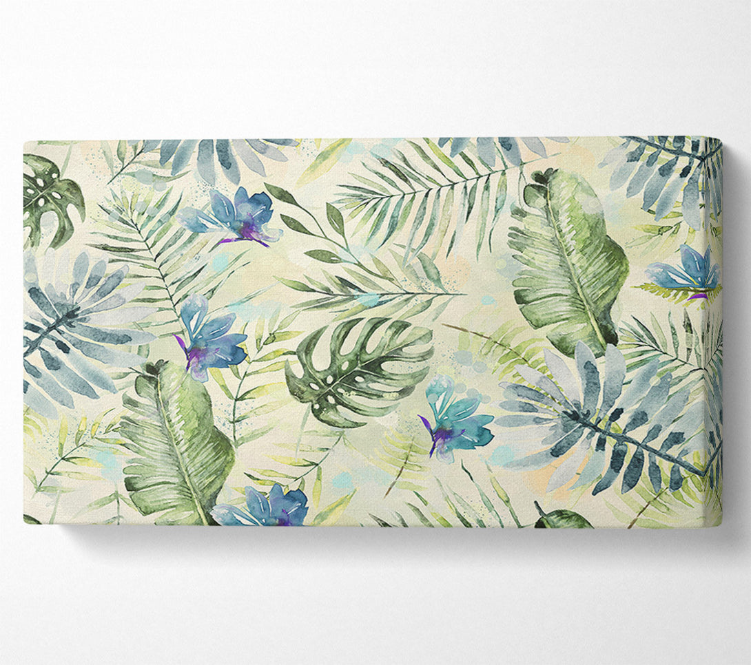  A Canvas Print of Monstera Cheese Plant Love Canvas Wall Art