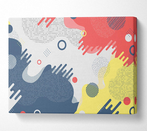 A Canvas Print of When The Colous Meet Canvas Print