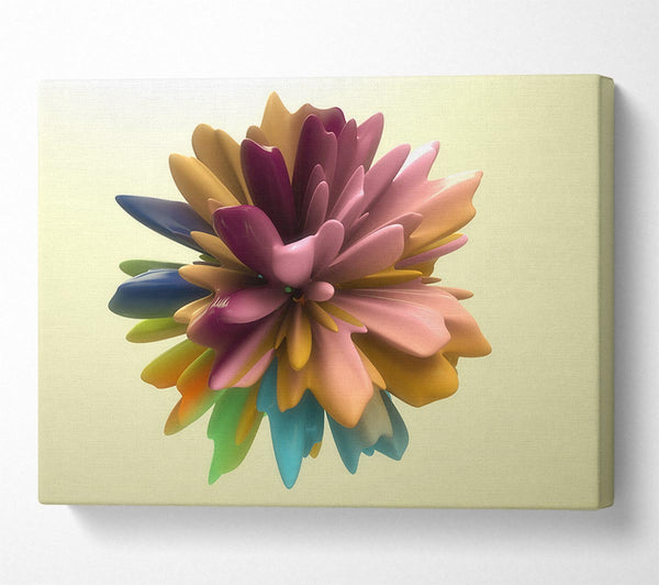  A Canvas Print of Spanning Out Of Liquid Canvas Art