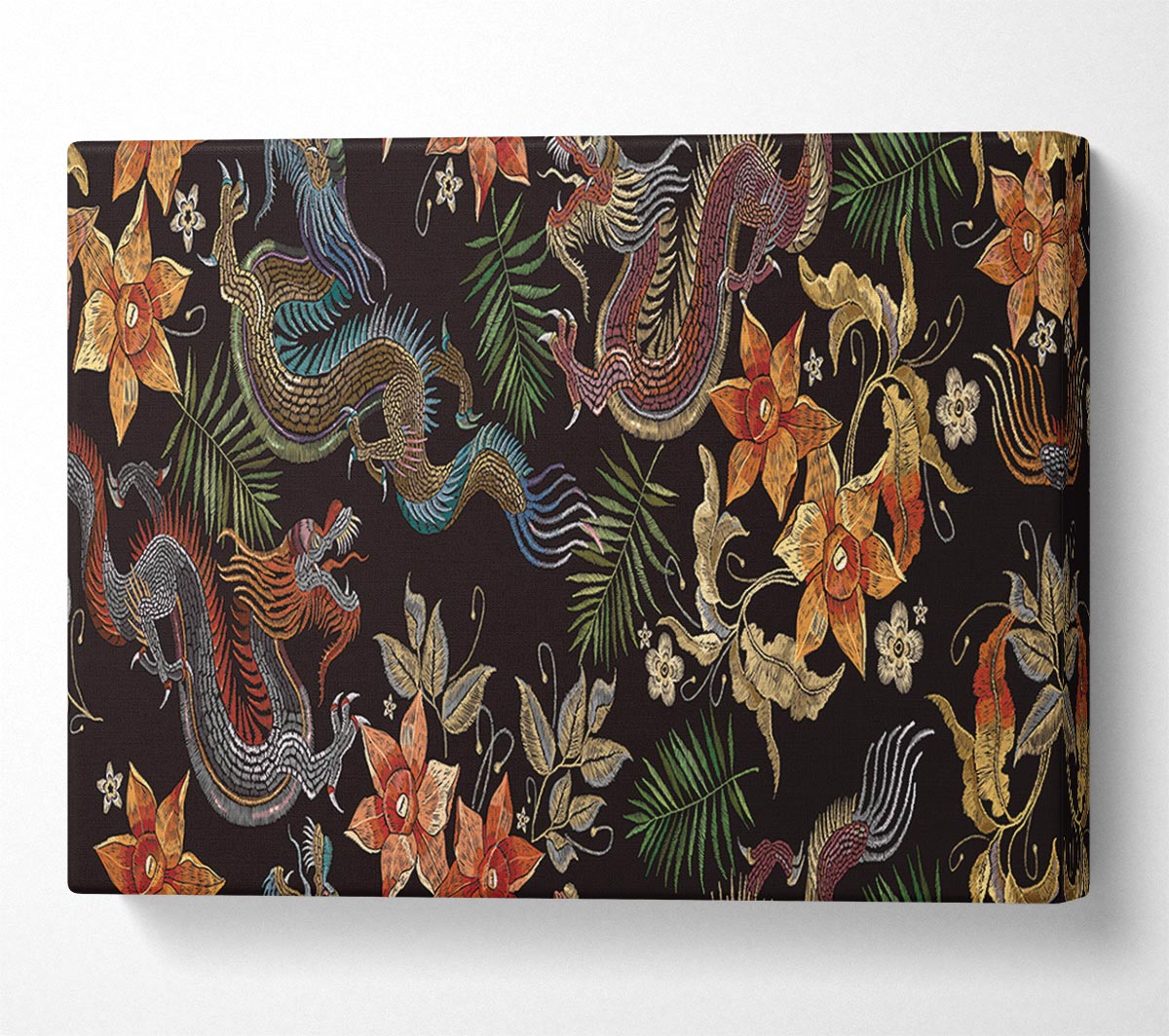 The Chinese Dragon Pattern Canvas Wall Art