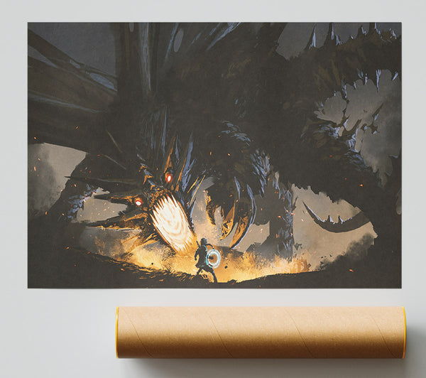 Take On The Dragon Print