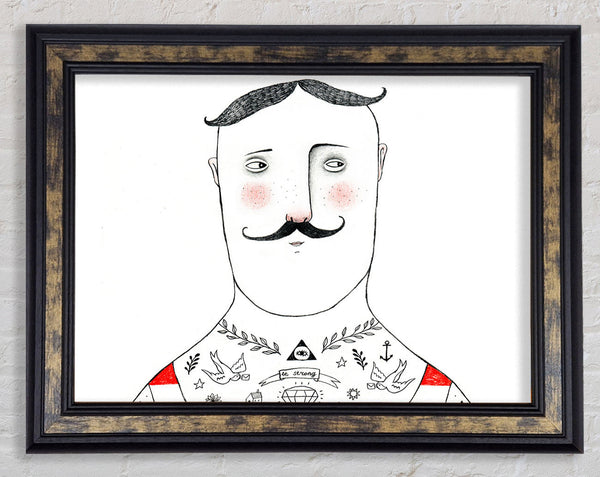 French Tattoo Framed Print