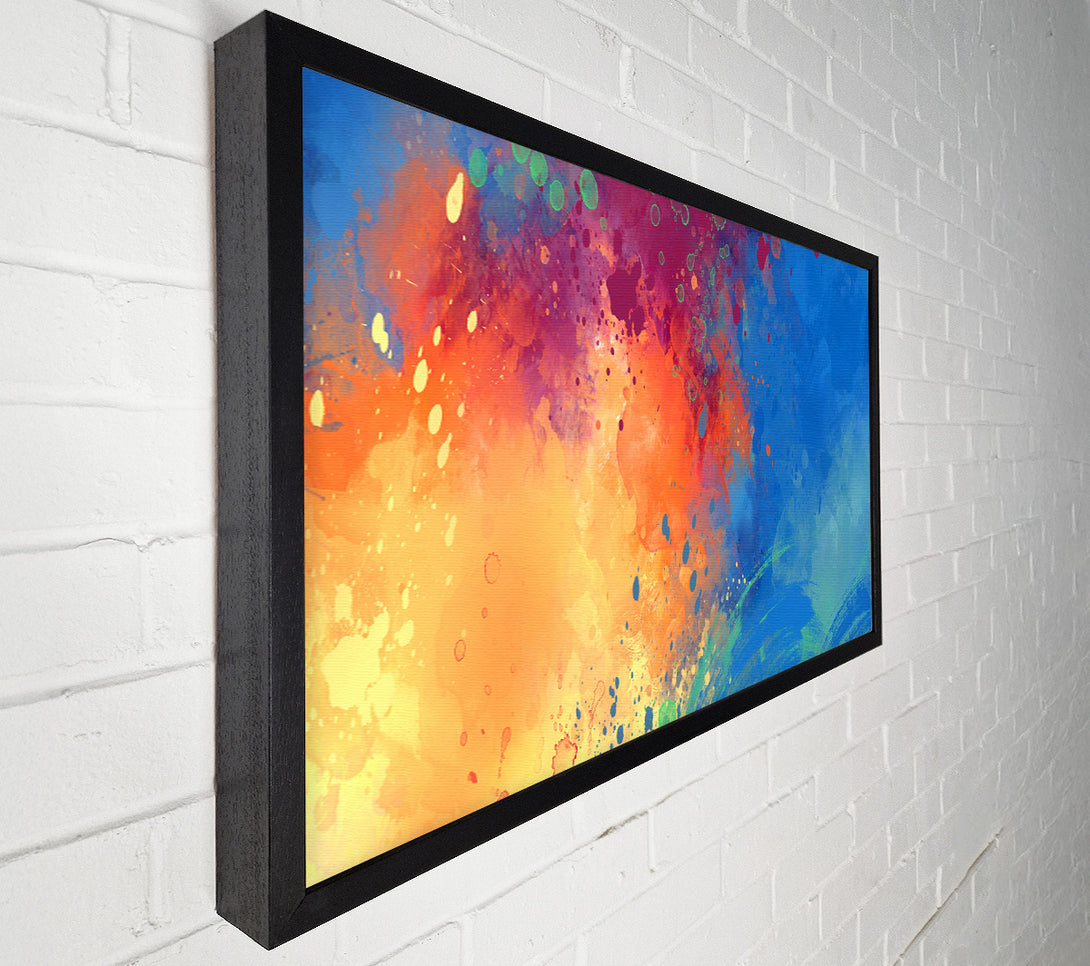  A Canvas Print of Explosion Of Water And Lava Canvas Art