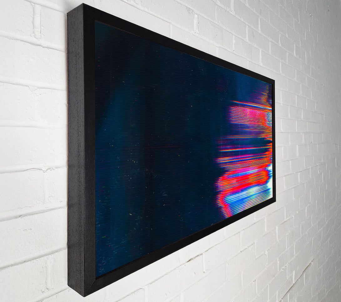  A Canvas Print of Distorted Movement Red Canvas Wall Art
