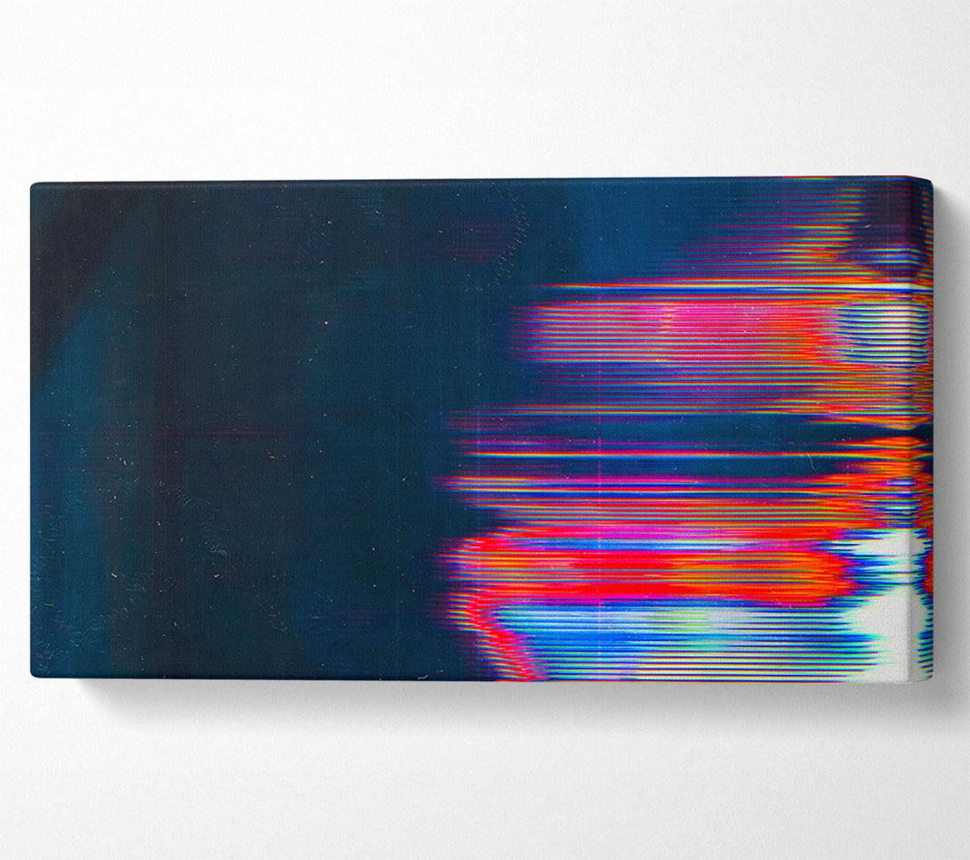  A Canvas Print of Distorted Movement Red Canvas Wall Art