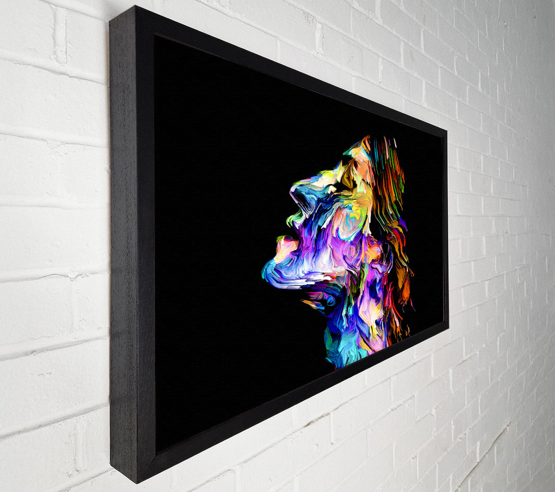  A Canvas Print of The Face Of Colour Canvas Wall Art