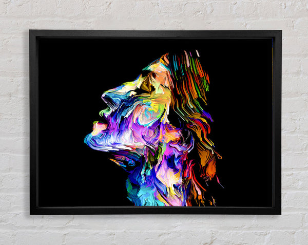 The Face Of Colour Framed Print