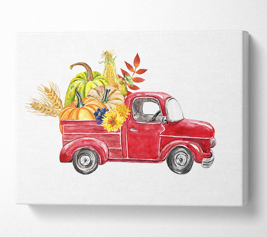 Farming The Squash Canvas Wall Art