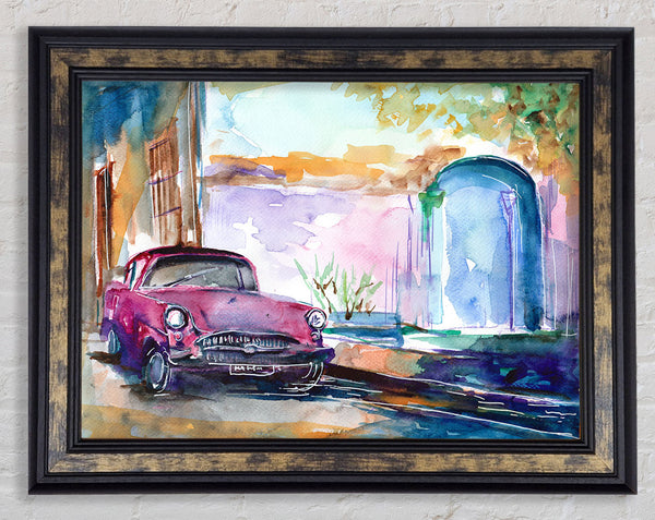 Classic Motoring Framed Print