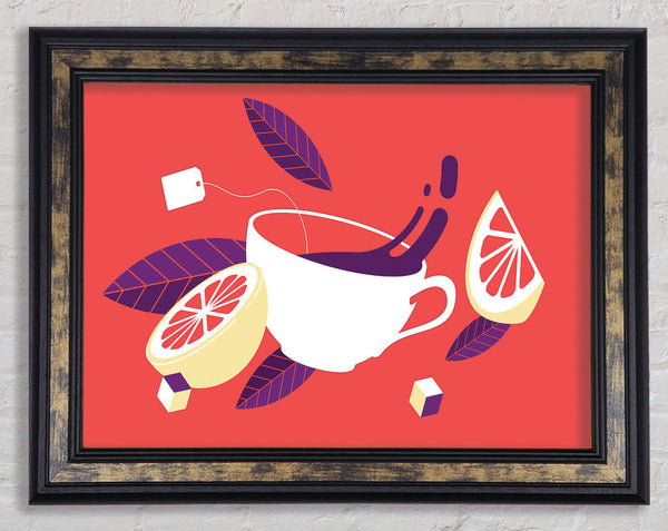 Citrus Tea Framed Print