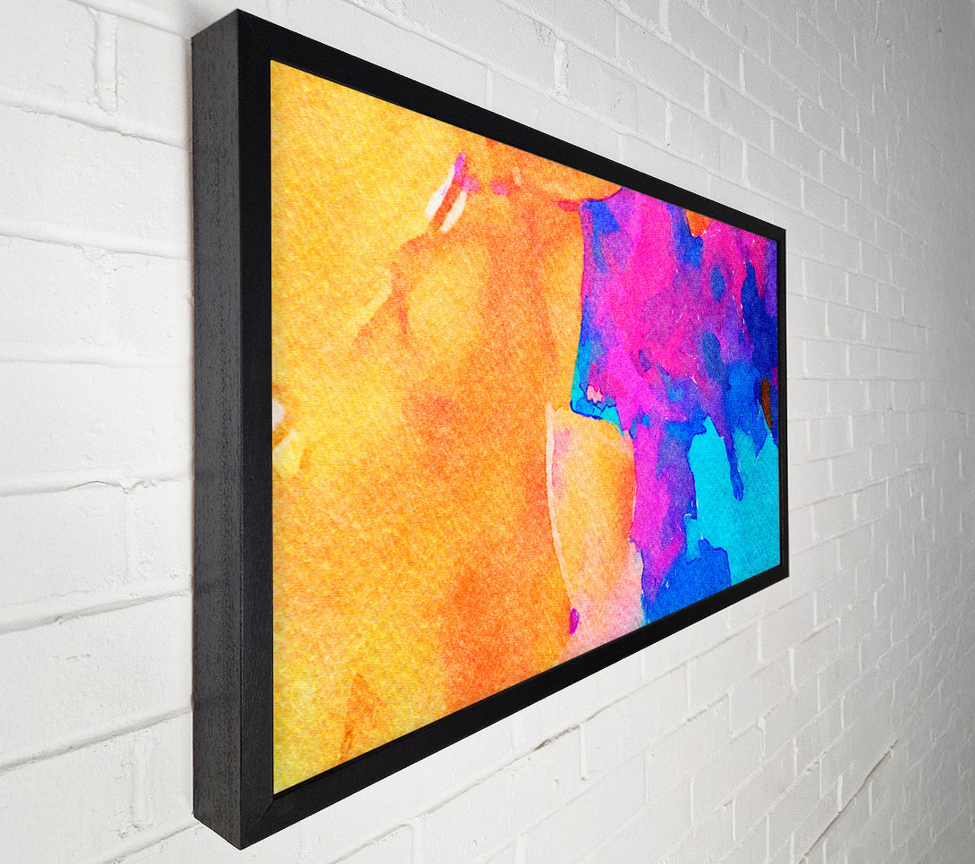  A Canvas Print of Colour Paint Dabs Canvas Print