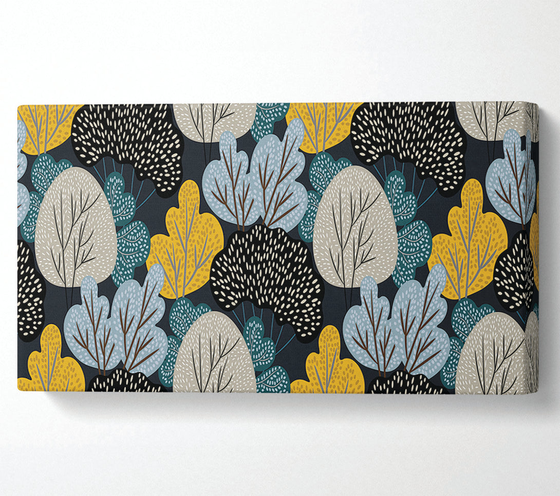  A Canvas Print of Trees Of Pattern And Colour Canvas Print